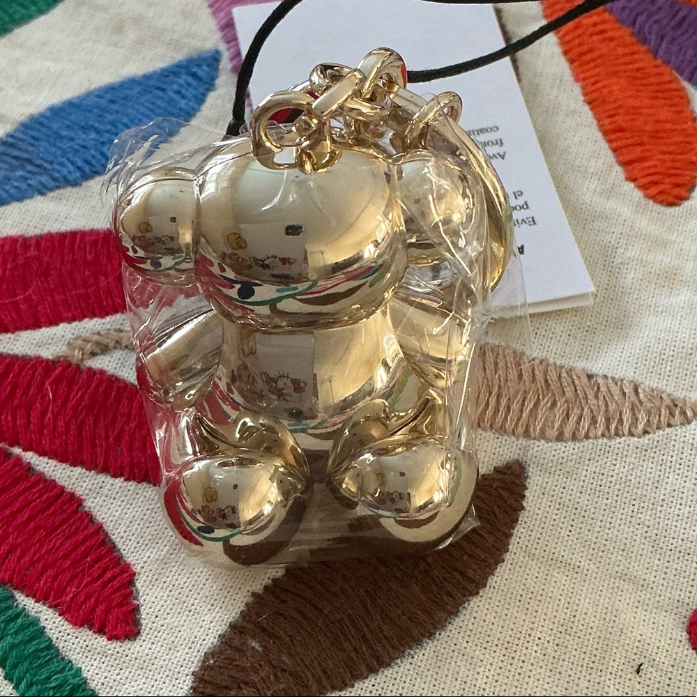 Tous Shiny Silver Bear Keychain - Picture 5 of 6
